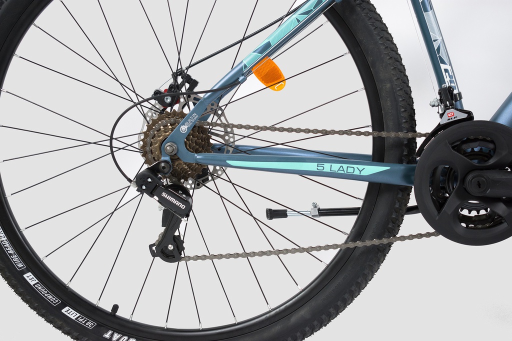 BICICLETA MTB SLP 5PRO R29 LADY T18 0016300 AZUL- VERDE-BLANCO