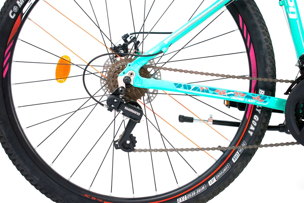 BICICLETA MTB SLP ALUMINIO 25PRO R29 LADY T18 0016406 VER-BCO-NARANJ