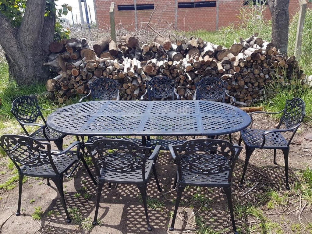 JUEGO JARDIN CHATEAUX X 8 SILLONES VERDE