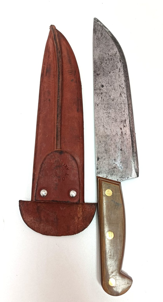 CUCHILLO N° 21 TRES REMACHES INOX/CARBONO