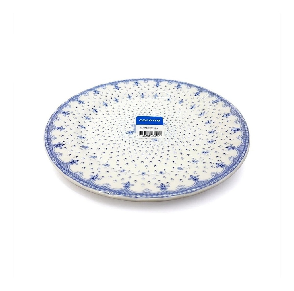 PLATO POSTRE LOZA ELISA 4273
