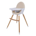SILLA DE COMER CARESTINO NEO BEIGE SL004-BG