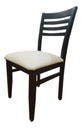 SILLA INMACOL 350-4 TAPIZADA WENGUE