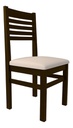SILLA INMACOL PACIFICO TAPIZ HORIZONTAL WENGUE 230-4