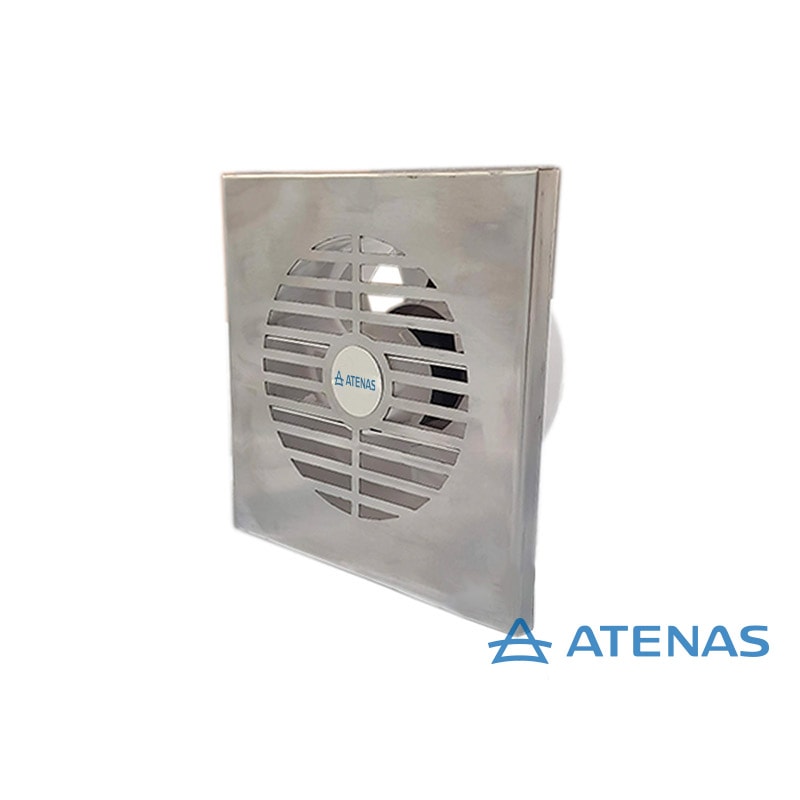 EXTRACTOR BAÑO ATENAS 15 CM 015PA 6" FRENTE DE ACERO