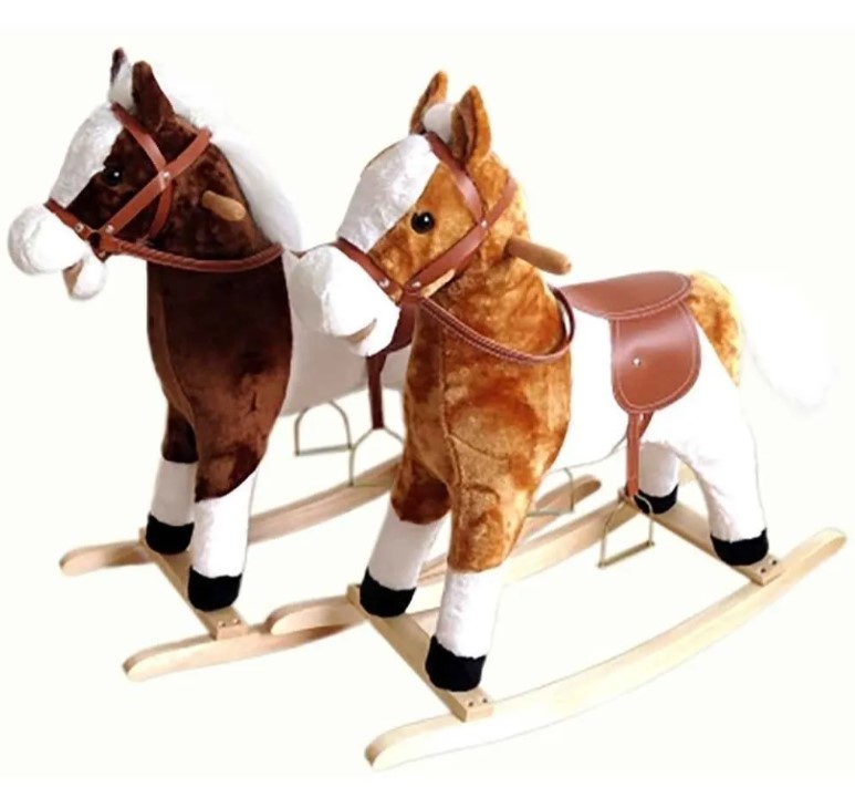 CABALLITO LATAPY MECEDOR PIEL SONIDO ESTRIBOS CB 002 50