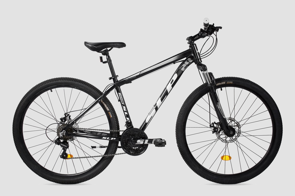 BICICLETA SLP MTB ALUMINIO 25 PRO R29 T21 NEGRO BLANCO GRIS