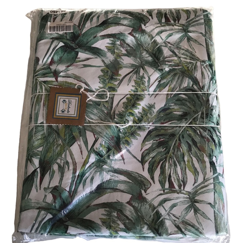 MANTEL DEOLINDA DECO RE 1260 ECOCUERO 260 X 140 CM