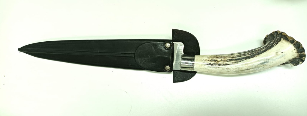CUCHILLO 25 CM CIERVO CON CORONA