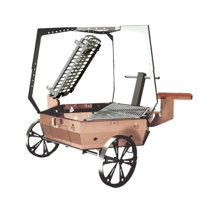 FOGONERO ASADOR CON RUEDAS ECOTRONK PRISMA 4