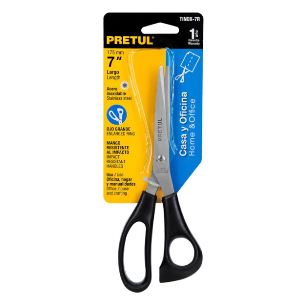 TIJERA PRETUL TINOX-7R 7"
