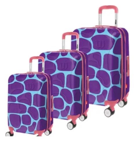 VALIJA CHICA WILSON 20" 651730 ROSA/CELESTE