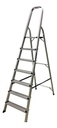 ESCALERA LUSQTOFF DOMESTICA DE ALUMINIO 7 GRADO ESL215-77