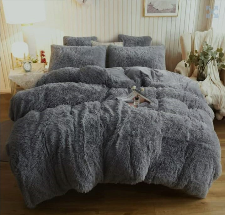 ACOLCHADO PV PLUSH KING 280X230 ICE/GREY 1119