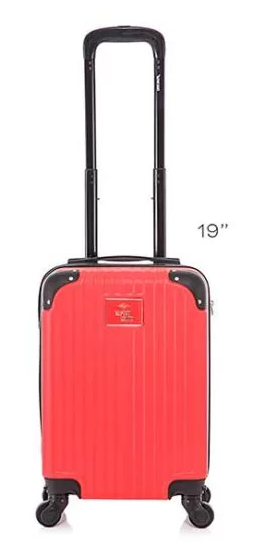 VALIJA ALPINE SKATE 19" IRROMPIBLE 4 RUEDAS ROJA 27360