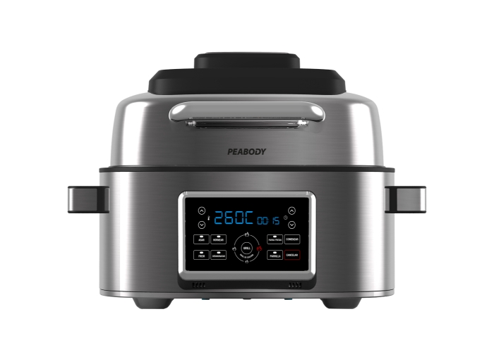 FREIDORA SIN ACEITE PEABODY PE-AFG01IX CON GRILL