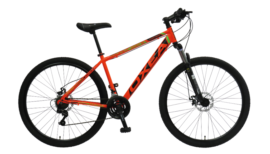 BICICLETA OXEA HUNTER ROD 29 NARANJA VERDE NEGRA