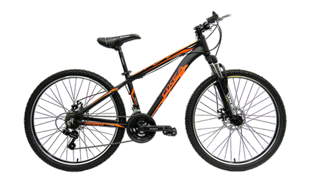 BICICLETA OXEA SHADANE ROD 26 TALL M NARANJA NEGRA