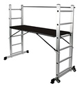 ESCALERA ANDAMIO REFORZADA CON RUEDAS KUSHIRO EAAR
