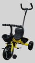 TRICICLO BABYMOVIL TZT30 C/MANIJA DIRECCIONAL AMARILLO