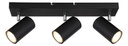 APLIQUE INTERIOR ETHEOS GAII-3SBN BARRAL 3 SPOT NEGRO