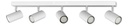 APLIQUE INTERIOR ETHEOS GAII-5SBB 5 SPOT BLANCO