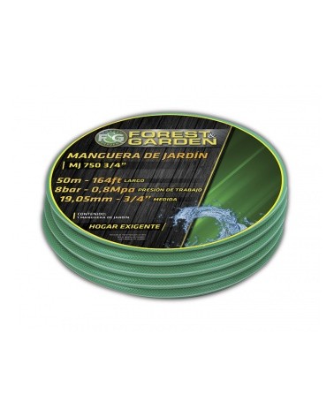 MANGUERA JARDIN FOREST&amp;GARDEN 30 M 3/4" MJ 730 3/4"