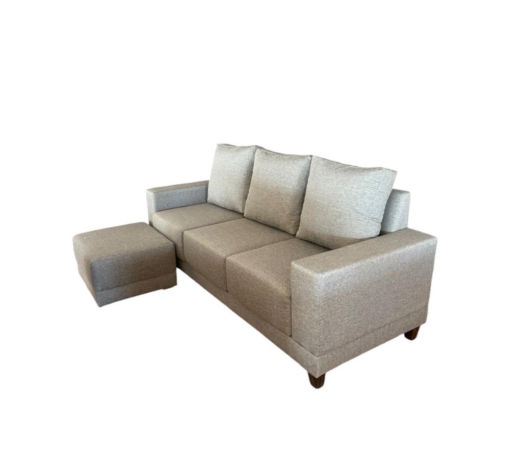 SOFA ECLIPSE 3 CPOS G3 129203 ALPHA PELTRE CON BANQUETA