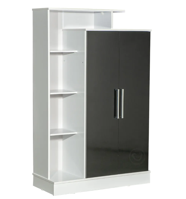MULTIFUNCION MUEBLES MAXIMO 58001 2P BLANCO/NEGRO