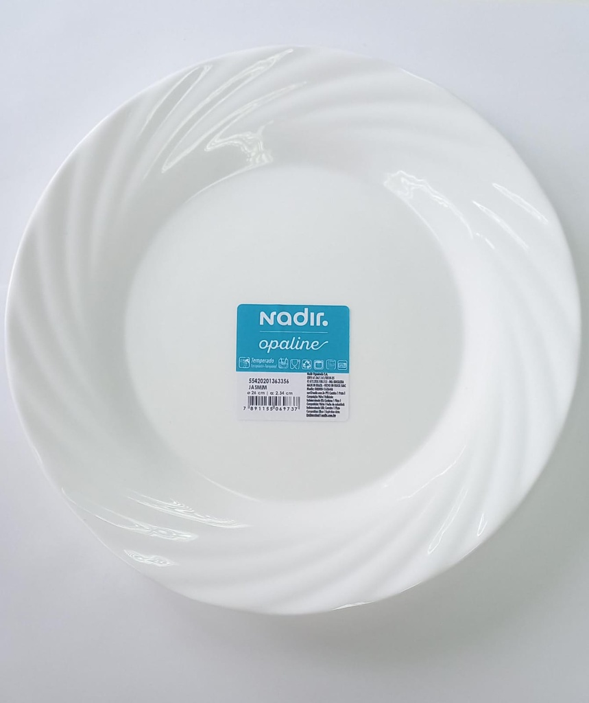 PLATO PLAYO NADIR 554201 JASMIN OPALINE Ø26 CM