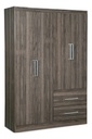 ROPERO MUEBLES MAXIMO 54009 4P DAKOTA CUOTA MELI