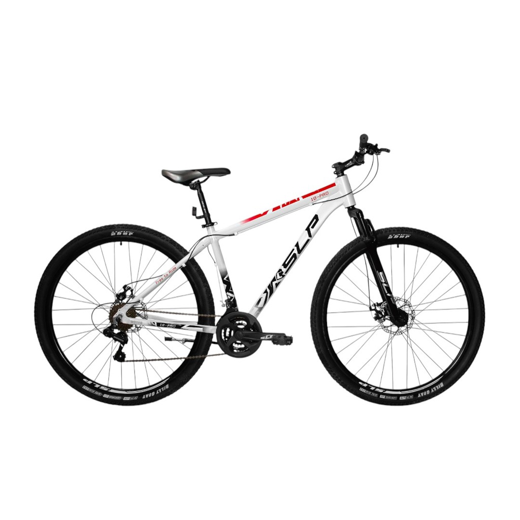 BICICLETA SLP MTB 10 PRO R29 T21 BLANCO NEGRO ROJO 0017192