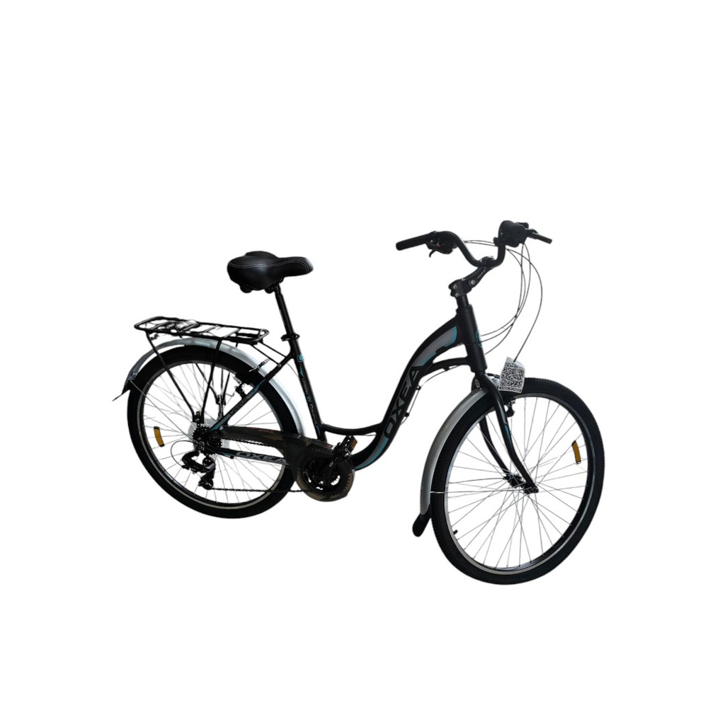 BICICLETA OXEA CAMPUS R26 OCAM262NE NEGRO VERDE