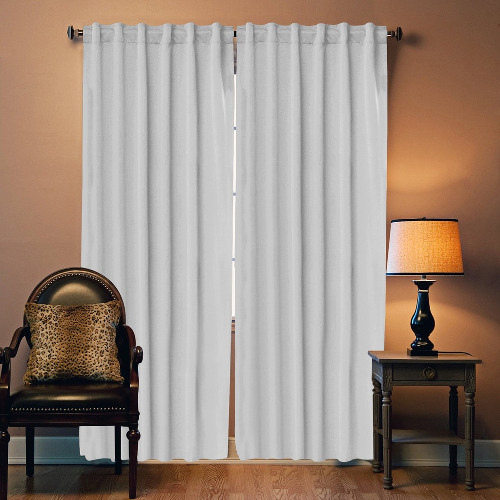 CORTINA AMARELO BLACK OUT 1.40 X 2.10 M LISA BLANCA
