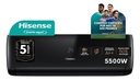 AIRE ACONDICIONADO INVERTER HISENSE AS18UR4SXSCA00BKN 5500W NEGRO CUOTA MELI
