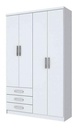 ROPERO HENN CAJU DA135-10 4 PUERTAS BLANCO