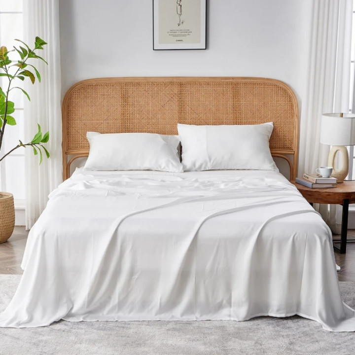 SABANAS PRESTIGE 1200 HILOS QUEEN BLANCA BH086