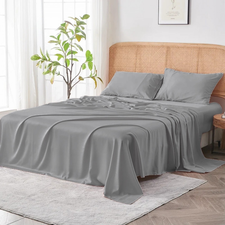SABANAS PRESTIGE 1200 HILOS TWIN GRIS OSCURO BH085