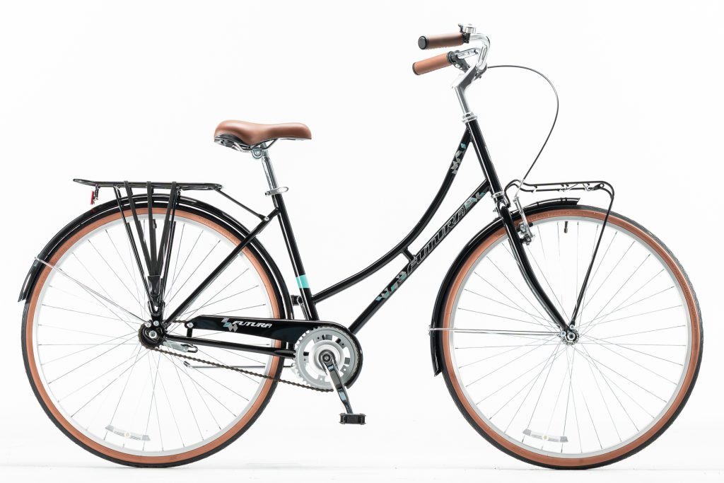 BICICLETA FUTURA CAROLINA R28 PASEO NEGRA