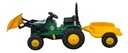 TRACTOR A CADENA BIEMME FARMER 1445 CON PALA Y REMOLQUE AMARILLO