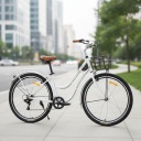 BICICLETA FIAT S12Q R29 7 VEL BLANCA URBANA