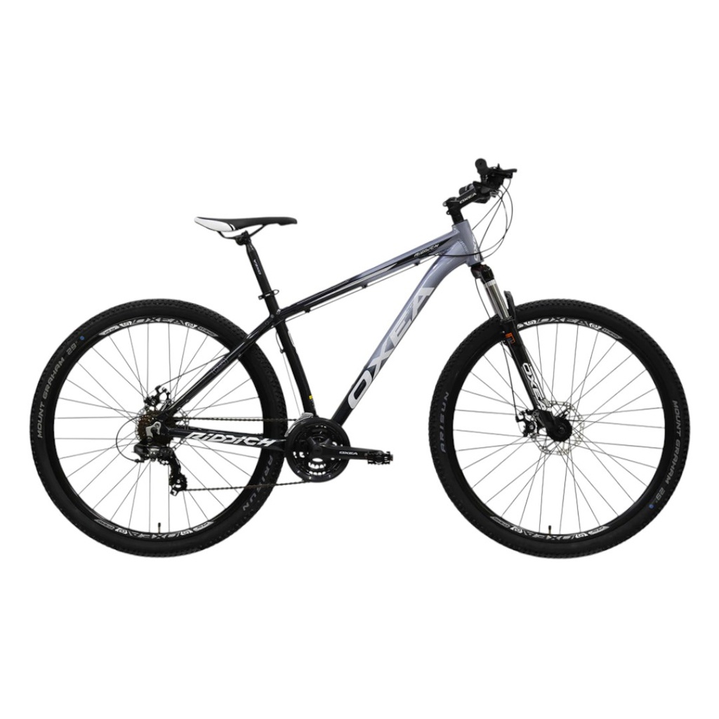 BICICLETA OXEA RIDDICH R29 TALLE M NEGRO DEGRADE PLATA