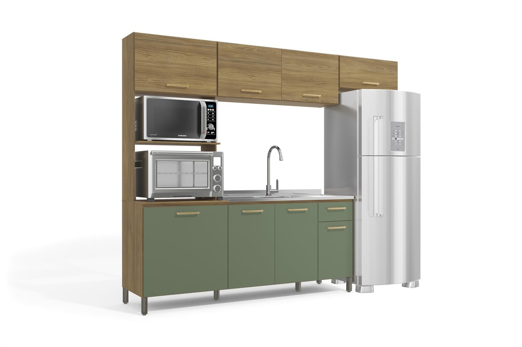 KIT COCINA COMPACTA KAPPESBERG L780A NGVE C/ MESADA