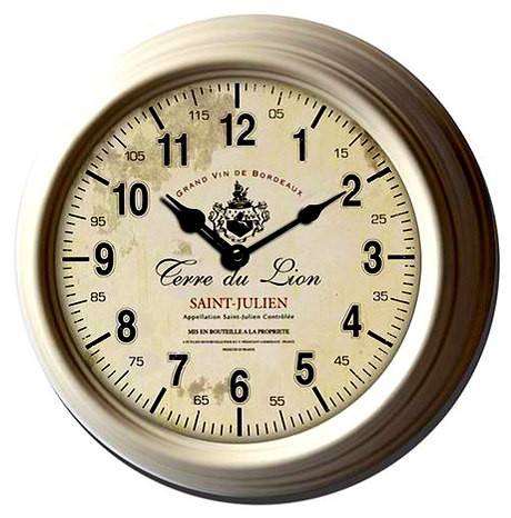 RELOJ DE PARED METAL 22CM H2602