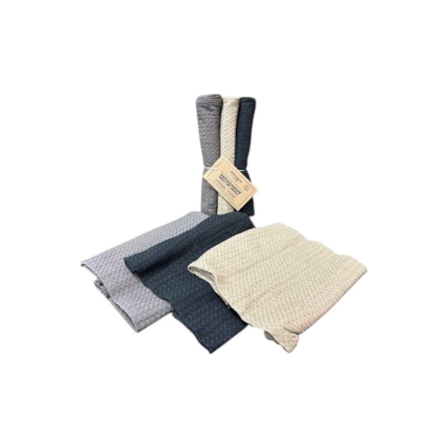 PACK REPASADORES X3 BLANKERY RUSTIC SURTIDO