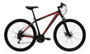 BICICLETA OXEA DRAKO STRONG R29 TALLE S 21VEL NEGRO GRIS ROJO