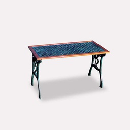 [53247506C12] MESA LOBOS ESTERILLA 09.0131 1.00 M ALUMINIO Y MADERA