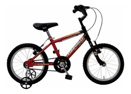 [23541206] BICICLETA TOMASELLI KIDS ROD 14 VARON TT14V ROJO