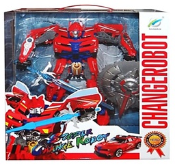 [34441039] JUGUETE CHANGE ROBOT TRANSF POL C ESCUDO 27 CM TR21