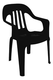 [16521002] SILLON GARDEN LIFE PASADENA NEGRO F860001